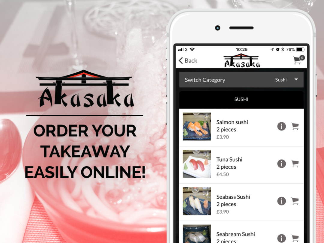 Website and Mobile APPs, table booking and ordering are now available for Akasaka CMK restaurant!