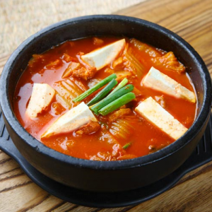 Kimchi-jjigae With Boiled Rice
