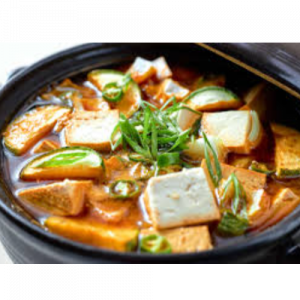 Doenjang-jjigae With Boiled Rice